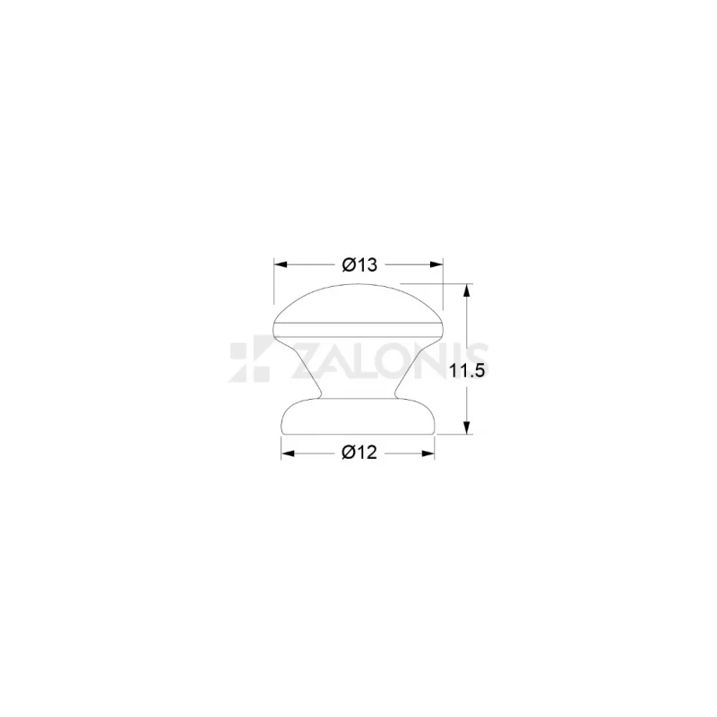 ΠΟΜΟΛΑΚΙ ΕΠΙΠΛΟΥ MICRO / Φ.13x12 mm / ΝΙΚΕΛ ΜΑΤ