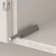 PUSH TO OPEN INDAUX ΜΑΓΝΗΤΙΚΟ / ΓΚΡΙ PUSH