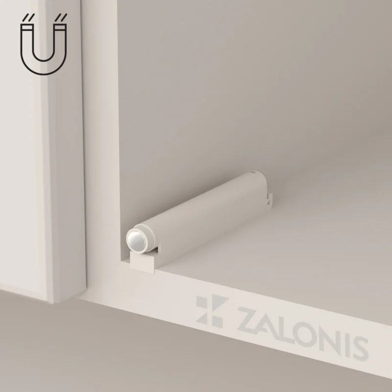 PUSH TO OPEN INDAUX ΜΑΓΝΗΤΙΚΟ / ΛΕΥΚΟ PUSH