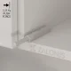 PUSH TO OPEN INDAUX / 2.25Kg ΔΥΝΑΜΗ / ΓΚΡΙ ΑΝΟΙΚΤΟ