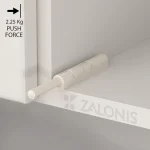 PUSH TO OPEN INDAUX / 2.25Kg ΔΥΝΑΜΗ / ΛΕΥΚΟ