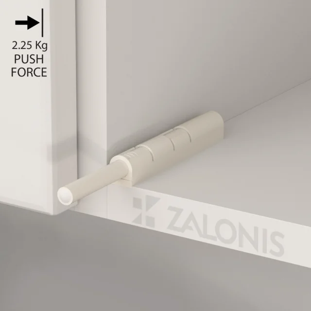 PUSH TO OPEN INDAUX / 2.25Kg ΔΥΝΑΜΗ / ΛΕΥΚΟ