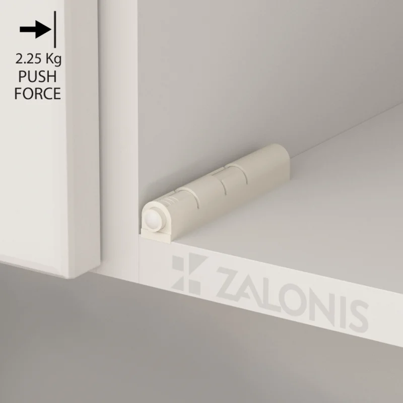 PUSH TO OPEN INDAUX / 2.25Kg ΔΥΝΑΜΗ / ΛΕΥΚΟ