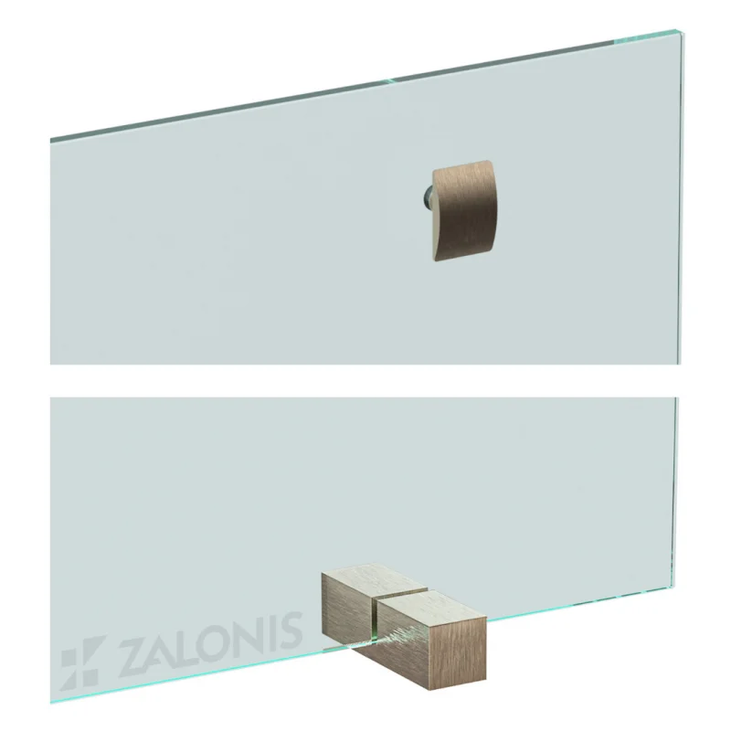 ΚΑΛΥΨΗ ΤΖΑΚΙΟΥ ΜΟΝΟΦΥΛΛΗ / ΓΥΑΛΙ / 90x50 cm / ΟΡΟ ΜΑΤ