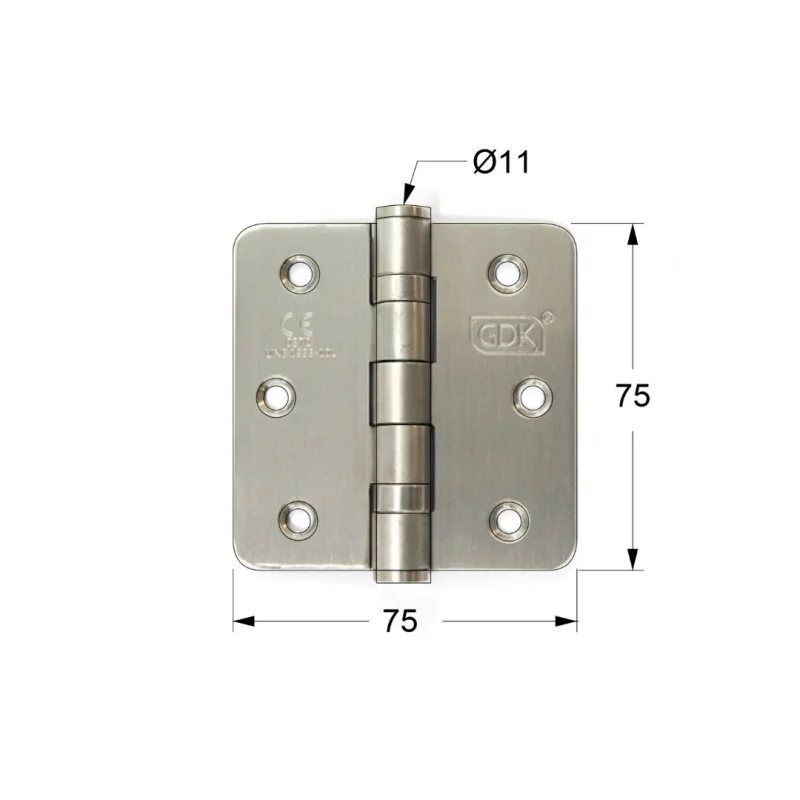 ΜΕΝΤΕΣΕΣ ΠΛΑΚΕ 75x75 mm / ΟΒΑΛ / ΙΝΟΞ