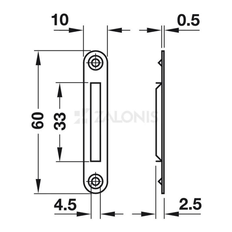 ΑΝΤΙΚΡΥΣΜΑ ΚΛΕΙΔΑΡΙΑΣ 60x10mm ΚΛΕΙΔΑΡΙΕΣ ΠΑΤΗΤΕΣ - ΣΚΑΦΟΥΣ