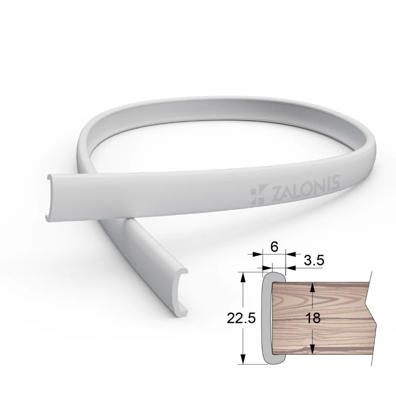 ΠΙ ΕΛΑΣΤΙΚΟ ΣΟΚΟΡΟ ΕΠΙΦΑΝΕΙΑΣ 18mm / ΛΕΥΚΟ