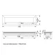 ΔΙΟΔΟΣ ΚΑΛΩΔΙΩΝ ΜΕ ΒΟΥΡΤΣΑΚΙ / 180x51 mm / ΑΛΟΥΜΙΝΙΟ