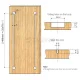ΣΕΤ ΝΤΙΖΑ ΕΥΘΥΓΡΑΜΜΙΣΗΣ ΠΟΡΤΑΣ Φ.35x2496 mm / 3mm ΠΟΜΟΛΑ ΚΑΙ ΕΞΑΡΤΗΜΑΤΑ ΓΙΑ ΣΥΡΟΜΕΝΕΣ ΝΤΟΥΛΑΠΕΣ