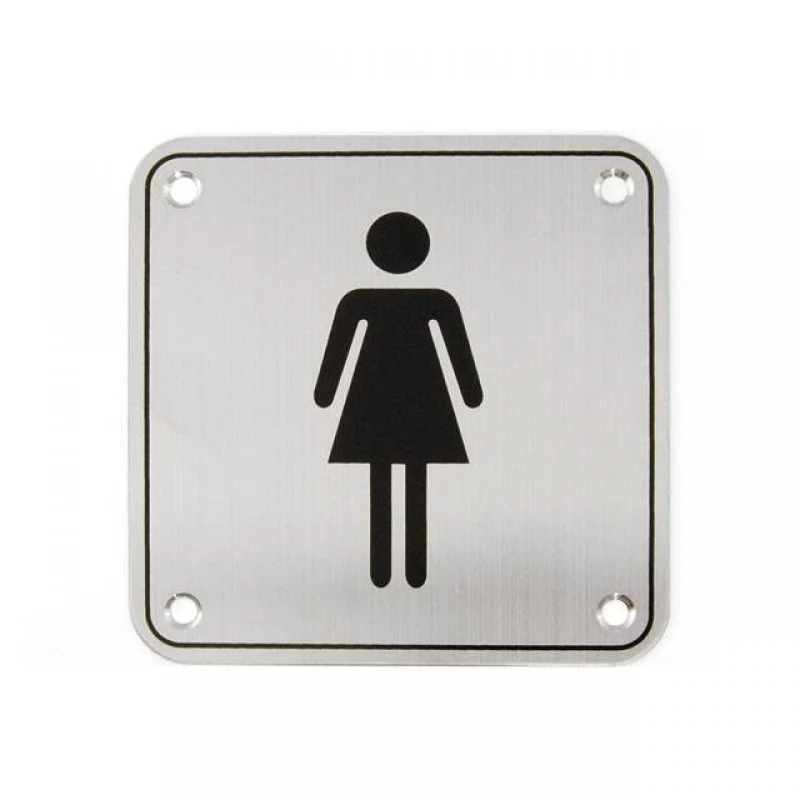 ΣΗΜΑΝΣΗ ΤΕΤΡ. WC ΚΟΡΙΤΣΙ 100x100 ΑΝΟΞΕΙΔΩΤΕΣ ΕΝΔΕΙΞΕΙΣ ΧΩΡΩΝ