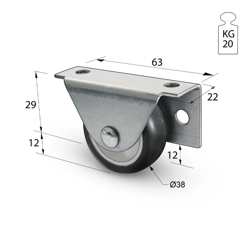 CVL ΠΛΑΪΝΟ Φ.38/Υ.41/20Kg ΓΟΜΑ