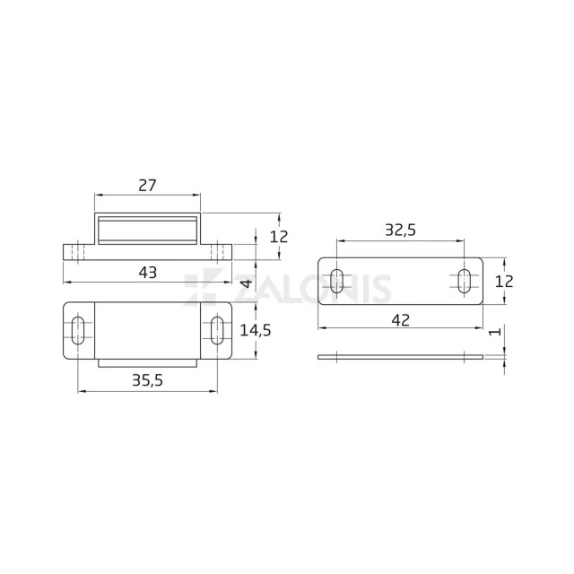 ΜΑΓΝΗΤΗΣ ΕΞΩΤΕΡΙΚΟΣ ΚΑΦΕ m.605 / 3Kg