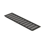 ΠΕΡΣΙΔΑ ΕΞΑΕΡΙΣΜΟΥ 12x45 cm / ΜΑΥΡΟ ΜΑΤ