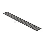 ΠΕΡΣΙΔΑ ΕΞΑΕΡΙΣΜΟΥ 12x100 cm / ΜΑΥΡΟ ΜΑΤ