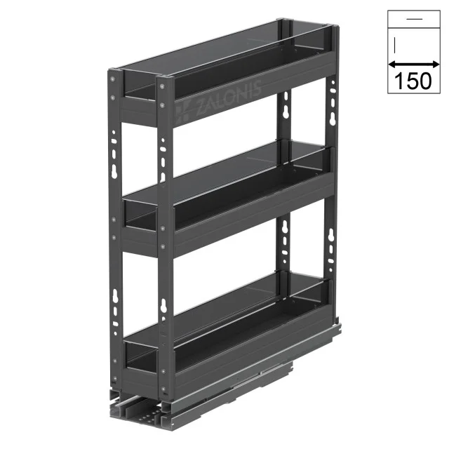 ΤΡΙΠΑΤΟ EMKW ΑΝΘΡΑΚΙ ΜΕ ΤΖΑΜΙ / ΕΡΜΑΡΙΟ 15 cm