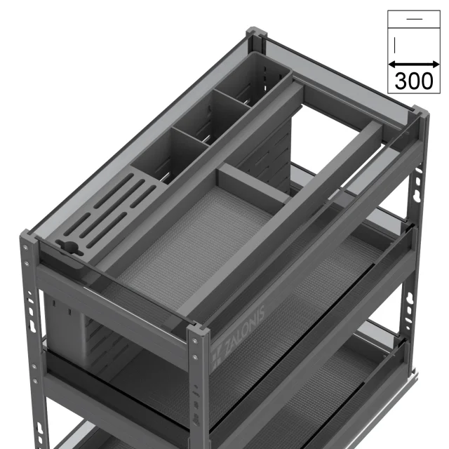 ΤΡΙΠΑΤΟ EMKW ΑΝΘΡΑΚΙ ΜΕ ΤΖΑΜΙ / ΕΡΜΑΡΙΟ 30 cm
