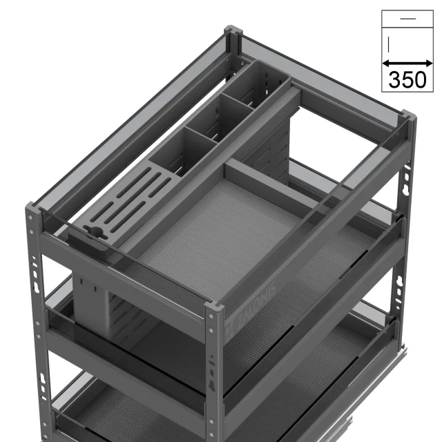 ΤΡΙΠΑΤΟ EMKW ΑΝΘΡΑΚΙ ΜΕ ΤΖΑΜΙ / ΕΡΜΑΡΙΟ 35 cm