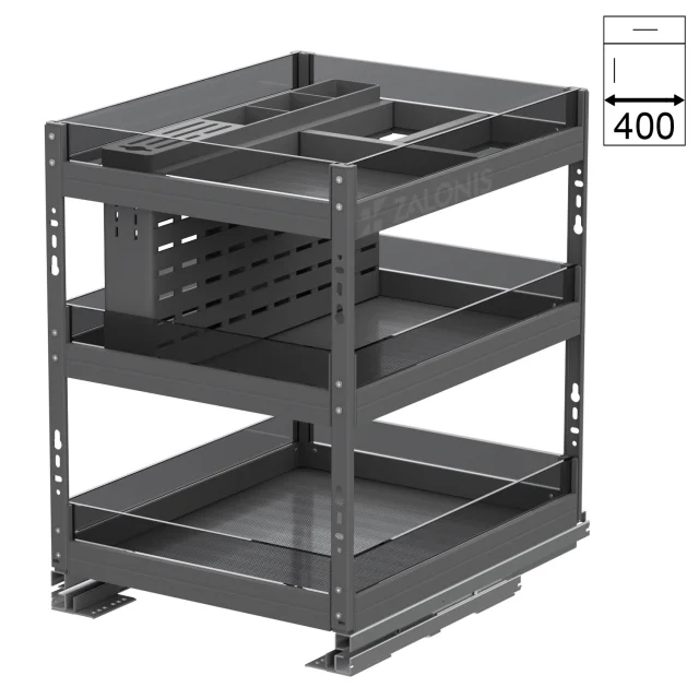 ΤΡΙΠΑΤΟ EMKW ΑΝΘΡΑΚΙ ΜΕ ΤΖΑΜΙ / ΕΡΜΑΡΙΟ 40 cm