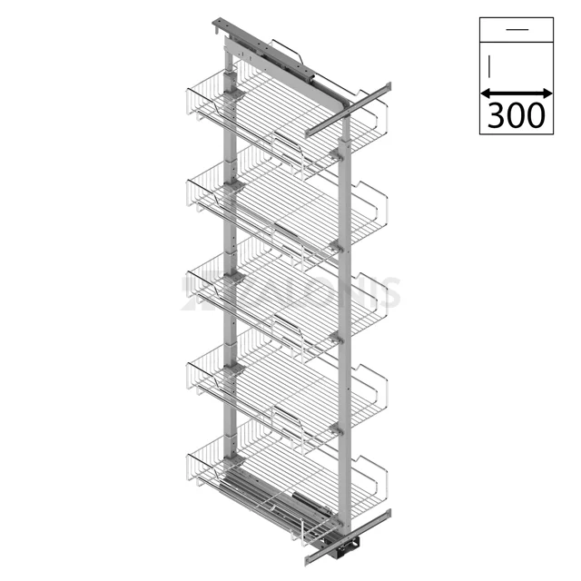 ΤΡΟΦΟΘΗΚΗ MENAGE / ΕΡΜΑΡΙΟ 30 / ΥΨΟΣ 120-160 cm