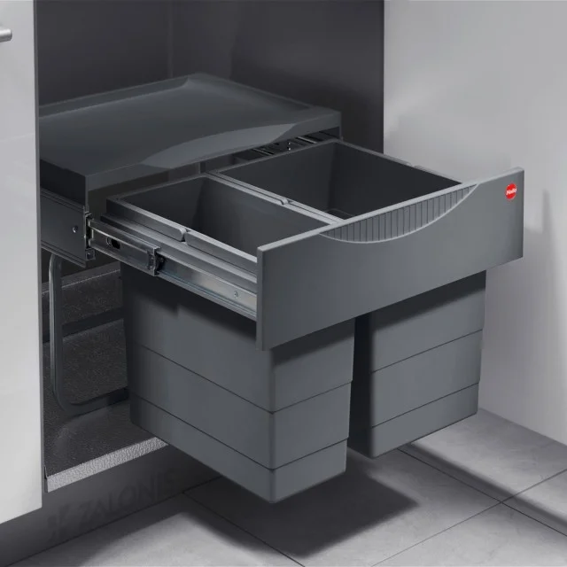 ΚΑΔΟΣ HAILO ΣΥΡΟΜΕΝΟΣ /  30 ltr (18+12) / ΕΡΜΑΡΙΟ 50 / ΑΝΘΡΑΚΙ