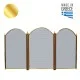ΚΑΛΥΨΗ ΤΖΑΚΙΟΥ BELLE METAL 655 / 33,33,33x51 cm / ΧΡΥΣΟ-ΜΑΥΡΟ