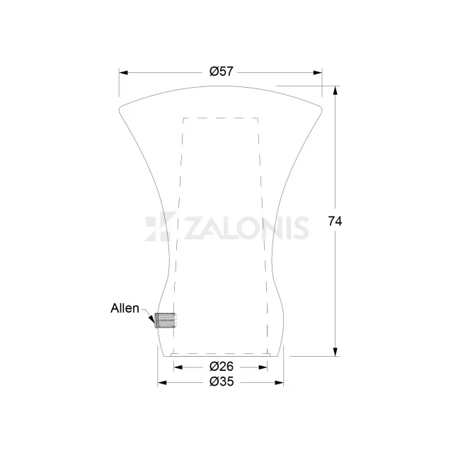 ΑΚΡΟ m.225 Φ.25 / Α3 / ΜΑΥΡΟ ΜΑΤ
