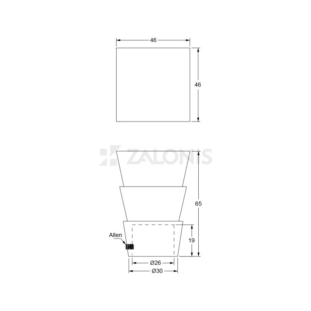 ΑΚΡΟ m.225 Φ.25 / Α8 / ΜΑΥΡΟ ΜΑΤ