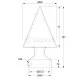 ΑΚΡΟ A6 PIRAMIDE / Φ.35 / ΝΙΚΕΛ ΜΑΤ