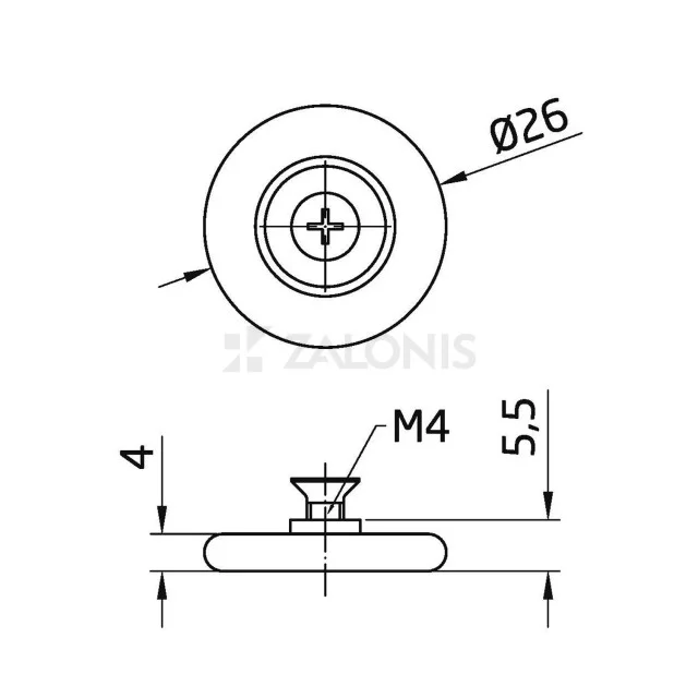 ΑΝΤΑΛΛΑΚΤΙΚΟ ΡΑΟΥΛΟ ΝΤΟΥΖΙΕΡΑΣ m.260 Φ.26 mm / ΧΩΡΙΣ ΑΠΟΣΤΑΤΗ