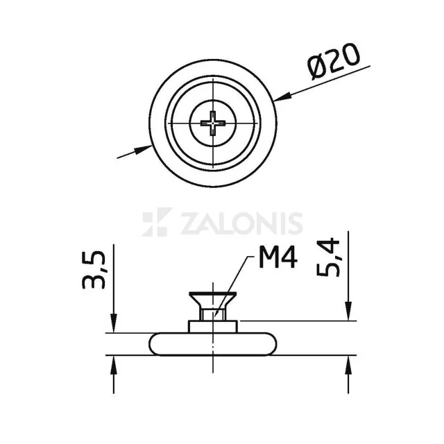 ΑΝΤΑΛΛΑΚΤΙΚΟ ΡΑΟΥΛΟ ΝΤΟΥΖΙΕΡΑΣ m.200 Φ.20 mm / ΧΩΡΙΣ ΑΠΟΣΤΑΤΗ