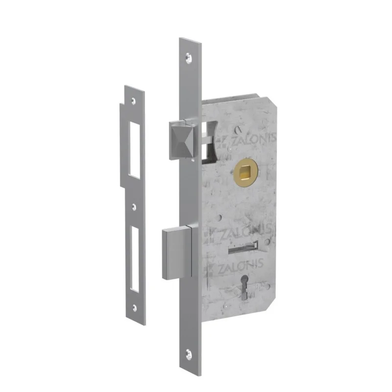 ΚΛΕΙΔΑΡΙΑ ΜΕΣΟΠΟΡΤΑΣ 40x75mm HALZ / ΤΕΤΡ-ΤΕΤΡ / ΑΣΗΜΙ