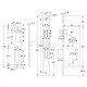 ΚΛΕΙΔΑΡΙΑ ΜΕΣΟΠΟΡΤΑΣ 40x75mm HALZ / ΤΕΤΡ-ΤΕΤΡ / ΑΣΗΜΙ