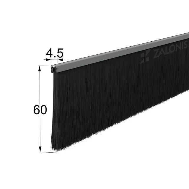 ΒΟΥΡΤΣΑΚΙ ΣΚΛΗΡΟ / 60 mm / 200 cm / ΜΑΥΡΟ