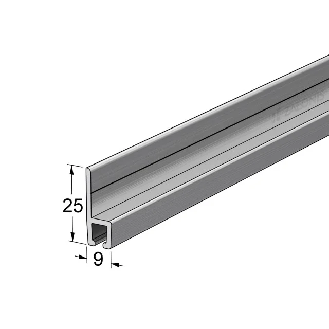 ΠΡΟΦΙΛ-h ΓΙΑ ΒΟΥΡΤΣΑΚΙ ΣΚΛΗΡΟ / ΑΛΟΥΜΙΝΙΟ ΑΒΑΦΟ