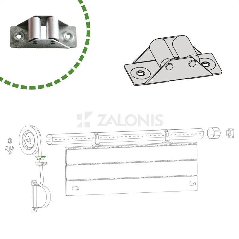 ΟΔΗΓΟΣ ΙΜΑΝΤΑ 22mm ΓΑΛΒ.