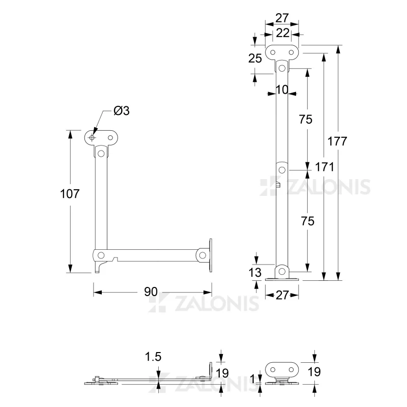 ΚΟΥΜΠΑΣΟ ΑΠΛΟ 10x1.5mm ΝΙΚΕΛ ΖΕΥΓΑΡΙ
