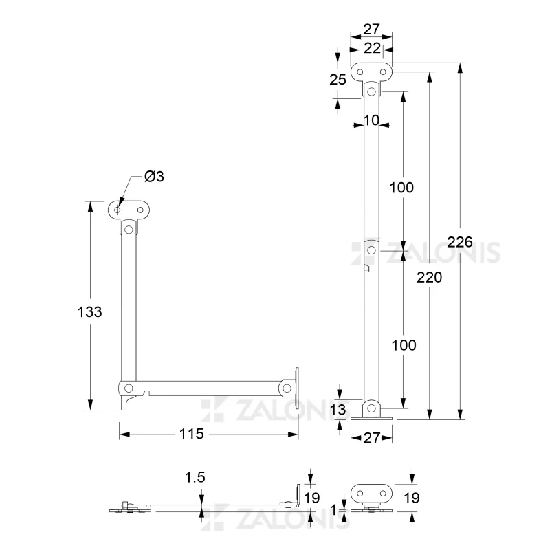 ΚΟΥΜΠΑΣΟ ΑΠΛΟ 10x1.5mm ΝΙΚΕΛ ΖΕΥΓΑΡΙ