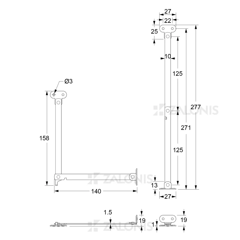 ΚΟΥΜΠΑΣΟ ΑΠΛΟ 10x1.5mm ΝΙΚΕΛ ΖΕΥΓΑΡΙ