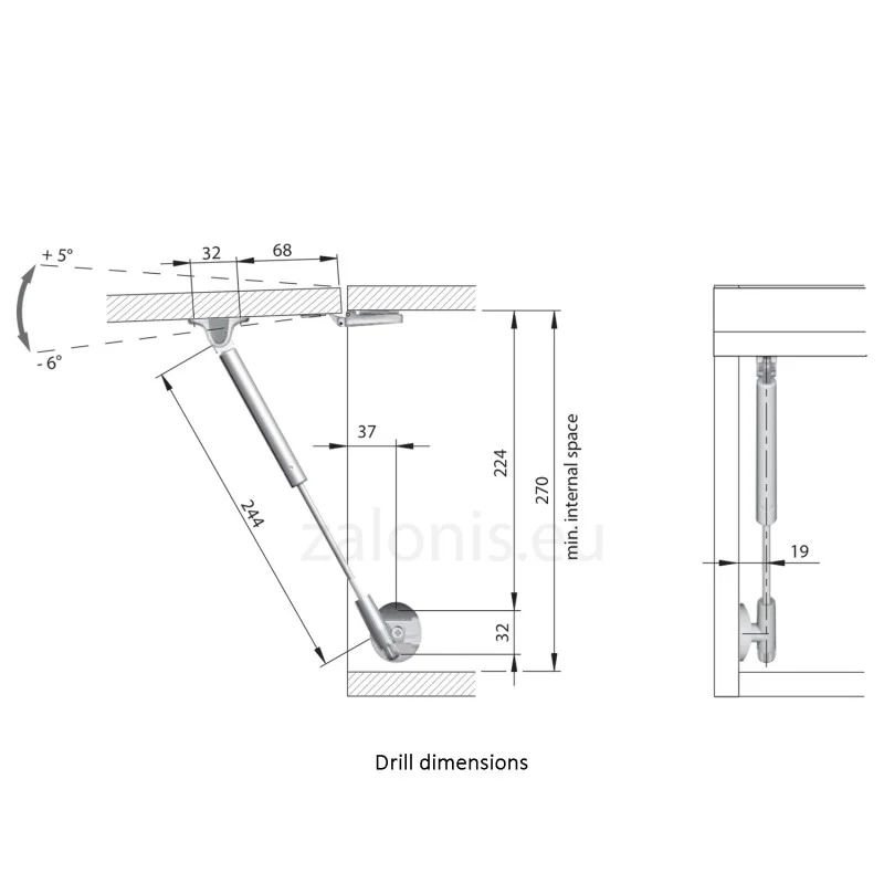 ΚΟΥΜΠΑΣΟ ΛΑΔΙΟΥ ITALIANA FERRAMENTA KRABY / 244 mm