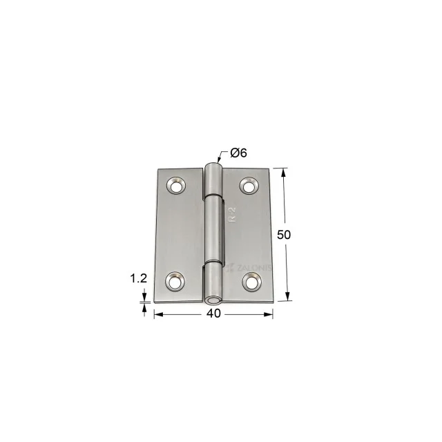 ΜΕΝΤΕΣΕΣ ΠΛΑΚΕ / ΙΝΟΞ 201 / 50x40x1.2 mm