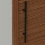 ΛΑΒΗ ΕΞΩΘΥΡΑΣ  ΤΕΤΡΑΓΩΝΗ / ΜΑΥΡΟ ΜΑΤ / Μ800