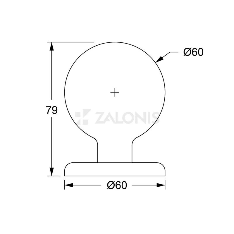 ΜΠΟΥΛ ΑΣΑΝΣΕΡ SFERA Φ.60 / ΑΝΤΙΚΕ