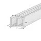 ΔΙΠΛΟ Π 11.5 mm ΛΕΥΚΟ 2.5m