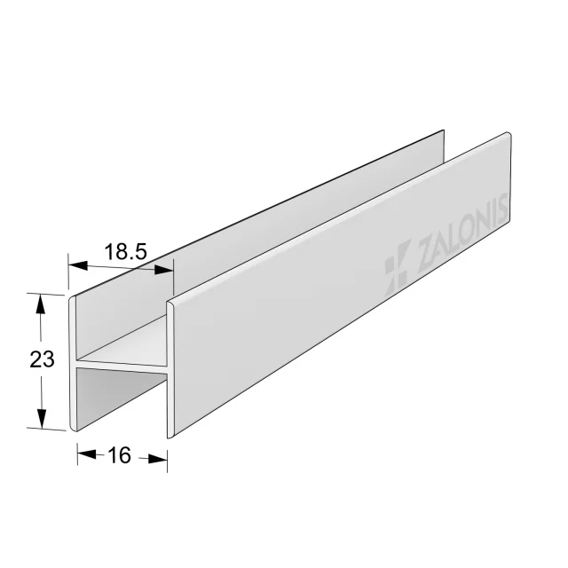 ΗΤΑ ΑΛΟΥΜΙΝΙΟΥ 18.5x23 mm ΑΝΟΔΙΩΜΕΝΟ / ΓΙΑ 16 mm