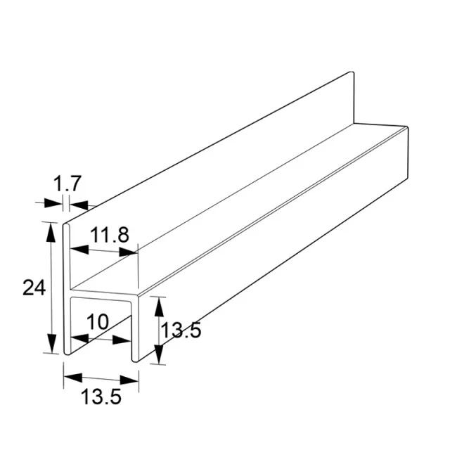 ΠΙ ΑΛΟΥΜΙΝΙΟΥ ΚΑΡΕΚΛΑΚΙ ΑΝΟΔΙΩΜΕΝΟ 24x13.5mm