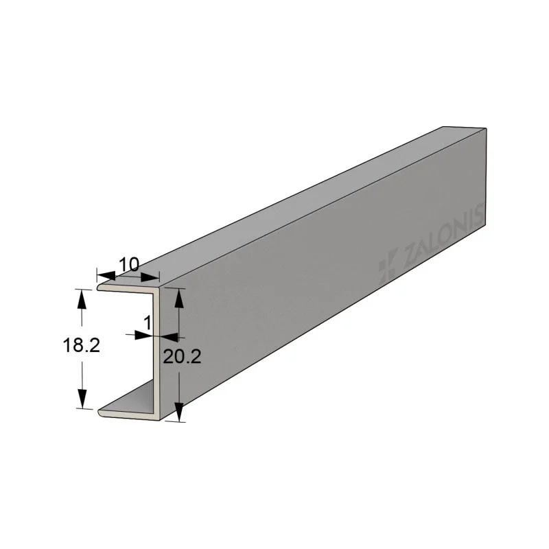ΠΙ 18.2 mm ΑΛΟΥΜΙΝΙΟΥ / ΡΑΦΙΩΝ / ΑΛΟΥΜΙΝΙΟ ΜΑΤ