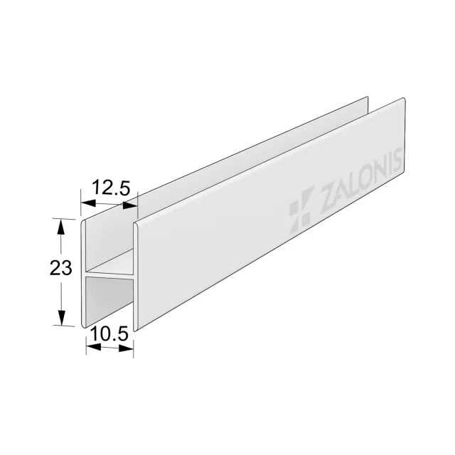 ΗΤΑ ΑΛΟΥΜΙΝΙΟΥ 12.5x23 mm ΑΝΟΔΙΩΜΕΝΟ / ΓΙΑ 10 mm