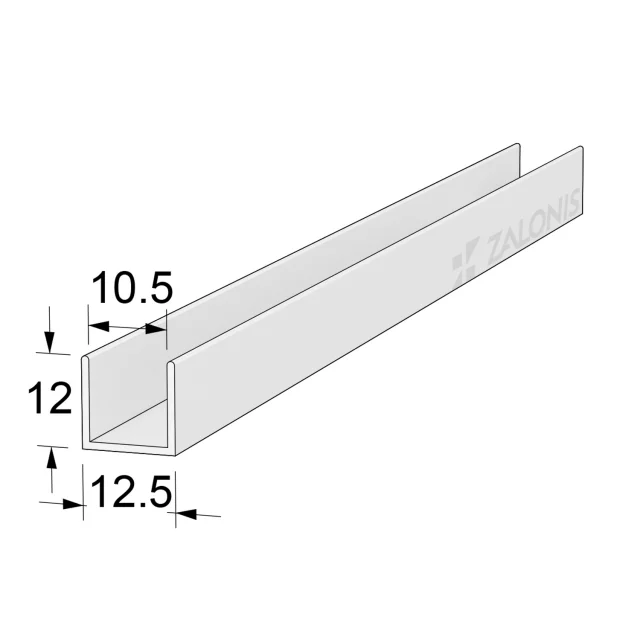 ΠΙ ΑΛΟΥΜΙΝΙΟΥ 12.5x12 mm ΑΝΟΔΙΩΜΕΝΟ