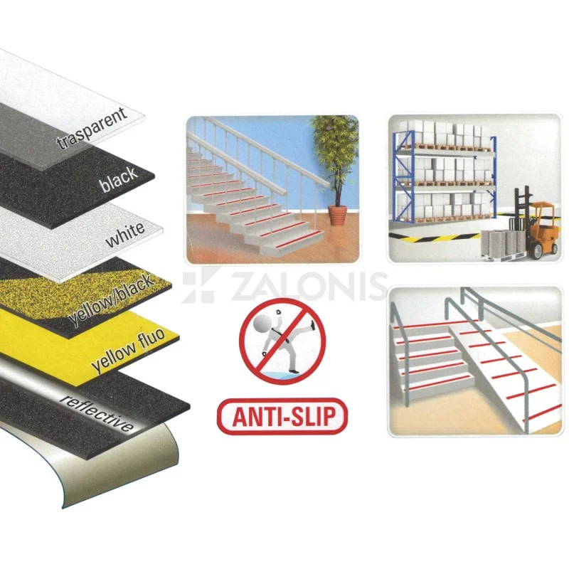 ΑΝΤΙΟΛΙΣΘΗΤΙΚΗ ΤΑΙΝΙΑ ΣΚΑΛΟΠΑΤΙΩΝ 25mm x 18m / ΦΩΣΦΟΡΙΖΕ ΚΙΤΡΙΝΟ ΑΝΤΙΟΛΙΣΘΗΤΙΚΕΣ ΤΑΙΝΙΕΣ