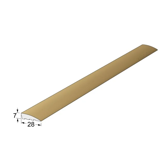 ΡΑΜΠΑ ΔΙΑΦΟΡΑΣ ΠΑΤΩΜΑΤΟΣ 7x28 mm / ΧΡΥΣΟ ΜΑΤ
